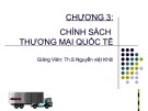 Bài giảng Kinh tế học quốc tế: Chương 3.1 - ThS. Nguyễn Việt Khôi