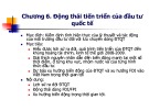 Bài giảng Đầu tư quốc tế - Chương 6: Động thái tiến triển của đầu tư quốc tế