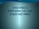 Bài giảng Kinh tế lượng - Chương 5: Kiểm định và lựa chọn mô hình