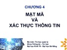 Bài giảng An toàn và bảo mật hệ thống thông tin: Chương 4