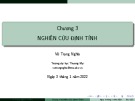Bài giảng Phương pháp nghiên cứu khoa học: Chương 3 - Vũ Trọng Nghĩa