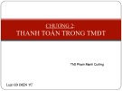 Bài giảng Luật giao dịch điện tử: Chương 2 - ThS. Phạm Mạnh Cường