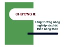 Bài giảng Kinh tế phát triển 2: Chương 2 - Phan Tiến Ngọc