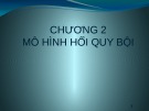 Bài giảng Kinh tế lượng - Chương 2: Mô hình hồi quy bội