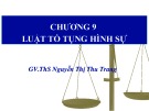 Bài giảng Pháp luật đại cương: Chương 9 - ThS. Nguyễn Thị Thu Trang