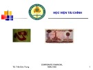 Bài giảng Phân tích tài chính doanh nghiệp: Chương 1 - TS. Trần Đức Trung