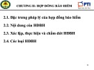 Bài giảng Lý thuyết bảo hiểm: Chương 2 - Học viện Tài chính