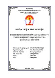 Khoá luận tốt nghiệp: Hoạch định nguồn nhân lực tại công ty TNHH Nội thất và Quảng cáo Bảo Minh