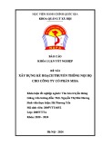 Khoá luận tốt nghiệp: Xây dựng kế hoạch truyền thông cho công ty cổ phần MISA