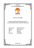 Khoá luận tốt nghiệp: Giải quyết tranh chấp về quyền sử dụng đất tại Tòa án nhân dân huyện Thanh Liêm, tỉnh Hà Nam
