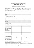 Biên bản giao nhận con nuôi