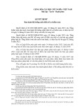 Quyết định ban hành Hệ thống mẫu biểu hồ sơ kiểm toán