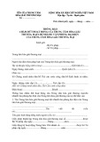Thông báo chấm dứt hoạt động của trung tâm hòa giải thương mại/chi nhánh/văn phòng đại diện của trung tâm hòa giải thương mại (Mẫu 19/TP-HGTM-sđ)