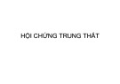 Bài giảng Hội chứng trung thất - ThS. Nguyễn Thị Mỹ Hạnh