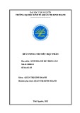 Đề cương chi tiết học phần Kinh doanh bất động sản