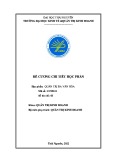 Đề cương chi tiết học phần Quản trị đa văn hóa (Mã học phần: CCM331)