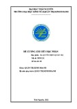 Đề cương chi tiết học phần Ra quyết định quản trị (Mã học phần: DTH231)
