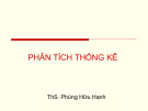 Bài giảng Hệ thống thông tin tài chính ngân hàng: Phân tích thống kê - ThS. Phùng Hữu Hạnh
