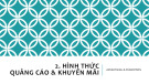 Bài giảng Advertising & promotion (Quảng cáo - Khuyến mãi): Chương 2 - ThS. Nguyễn Tường Huy