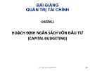 Bài giảng Quản trị tài chính: Chương 2 - Trần Nguyễn Minh Hải