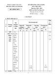 Đề thi giữa học kì 2 môn Lịch sử và Địa lí lớp 6 năm 2022-2023 có đáp án - Trường THCS Lai Thành, Kim Sơn