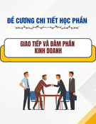 Đề cương chi tiết học phần Giao tiếp và đàm phán kinh doanh (Mã học phần: KQ03102)