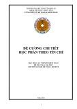 Đề cương chi tiết học phần Lý thuyết kiểm toán