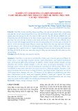 Nghiên cứu ảnh hưởng của biến đổi khí hậu và đô thị hóa đến tiêu thoát lũ trên hệ thống trục tiêu Cầu Đọ - Vĩnh Phúc