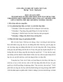 Báo cáo sáng kiến: Tích hợp một số trò chơi trong môn toán để dạy học theo hướng phát triển phẩm chất, năng lực cho học sinh lớp 3/2 Trường Tiểu học Kim Đồng năm học 2021-2022