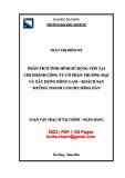 Luận văn Thạc sĩ Tài chính ngân hàng: Phân tích tình hình sử dụng vốn tại chi nhánh Công ty cổ phần thương mại và xây dựng Hồng Lam - Khách sạn Mường Thanh Luxury Sông Hàn