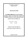 Tóm tắt luận văn Thạc sĩ Khoa học Xã hội và Nhân văn: Tư tưởng chính trị của Jean Jacques Rousseau trong tác phẩm ‘Bàn về khế ước xã hội’ với việc xây dựng nhà nước pháp quyền ở Việt Nam hiện nay