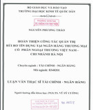 Luận văn Thạc sĩ Tài chính ngân hàng: Phát triển hoạt động cho vay đối với khách hàng doanh nghiệp sản xuất thức ăn thủy sản, nuôi trồng, chế biến cá tra xuất khẩu tại Ngân hàng TMCP Công thương Việt Nam - Chi nhánh Đồng Tháp