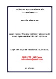 Luận văn Thạc sĩ Tài chính ngân hàng: Hoàn thiện công tác giám sát rủi ro ngân hàng tại Bảo hiểm tiền gửi Việt Nam