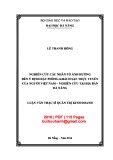 Luận văn Thạc sĩ Quản trị kinh doanh: Nghiên cứu các nhân tố ảnh hưởng đến ý định đặt phòng khách sạn trực tuyến của người Việt Nam - nghiên cứu tại địa bàn Đà Nẵng
