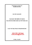 Luận văn Thạc sĩ Quản trị kinh doanh: Vận dụng thẻ điểm cân bằng (Balanced Scorecard) tại VNPT Đăk Lăk