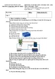 Đề thi học kì 2 môn Công nghệ lớp 8 năm 2023-2024 có đáp án - Trường TH&THCS Phước Hiệp, Phước Sơn