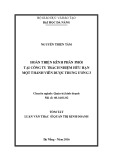 Tóm tắt luận văn Thạc sĩ Quản trị kinh doanh: Hoàn thiện kênh phân phối tại Công ty trách nhiệm hữu hạn một thành viên Dược trung ương 3