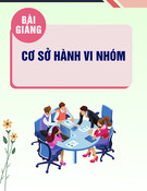 Bài giảng Cơ sở hành vi nhóm