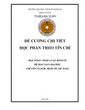 Đề cương chi tiết học phần Pháp luật kinh tế (Hệ đào tạo Đại học – Ngành: Tài chính - Ngân hàng) - Trường Đại học Kinh tế Nghệ An