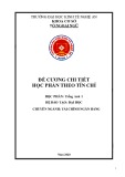 Đề cương chi tiết học phần Tiếng Anh 1 - Trường Đại học Kinh tế Nghệ An