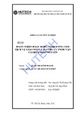 Khóa luận tốt nghiệp Quản trị kinh doanh: Hoàn thiện hoạt động marketing cho dịch vụ giao nhận tại công ty TNHH Vận tải Biển Minh Nguyên