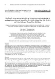 Nguồn gốc và xu hướng biến đổi các khí nhà kính (carbon dioxide và methane) trong lòng các hang động đá vôi đã và đang khai thác du lịch tại Vườn Quốc gia Phong Nha - Kẻ Bàng
