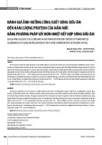 Đánh giá ảnh hưởng công suất sóng siêu âm đến hàm lượng protein của nấm mối bằng phương pháp sấy bơm nhiệt kết hợp sóng siêu âm