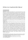 Kết hôn trẻ em ở vùng dân tộc thiểu số hiện nay