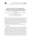 Teaching intercultural communicative competence in English for tourism classes in Vietnam: Teachers’ practices and perceptions