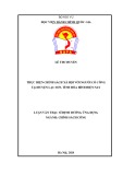 Luận văn Thạc sĩ Chính sách công: Thực hiện chính sách xã hội với người có công tại huyện Lạc Sơn, tỉnh Hòa Bình hiện nay