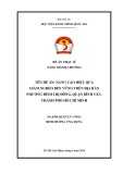 Luận văn Thạc sĩ Quản lý công: Nâng cao hiệu quả giảm nghèo bền vững trên địa bàn phường Bình Trị Đông, quận Bình Tân, thành phố Hồ Chí Minh