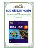 Sáng kiến kinh nghiệm THPT: Tổ chức trò chơi số trong dạy học chủ đề Nitrogen (Hóa học 11) nhằm tạo hứng thú học tập cho học sinh