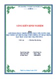 Sáng kiến kinh nghiệm THPT: Góp phần phát triển phẩm chất yêu nước cho học sinh cấp THPT từ hoạt động dạy học Giáo dục địa phương