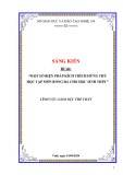 Sáng kiến kinh nghiệm THPT: Một số biện pháp kích thích hứng thú học tập môn Bóng đá cho học sinh THPT